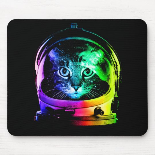 猫の宇宙飛行士 宇宙猫 おもしろいな猫 マウスパッド Zazzle Co Jp