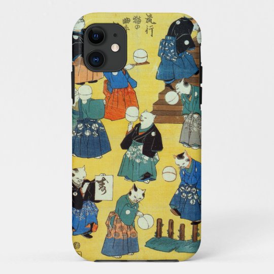 猫の曲芸師 Kuniyoshi Ukiyo E 猫の国芳の曲芸師 Case Mate Iphoneケース Zazzle Co Jp