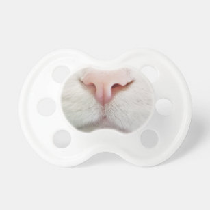 白い 猫おしゃぶり Zazzle Co Jp