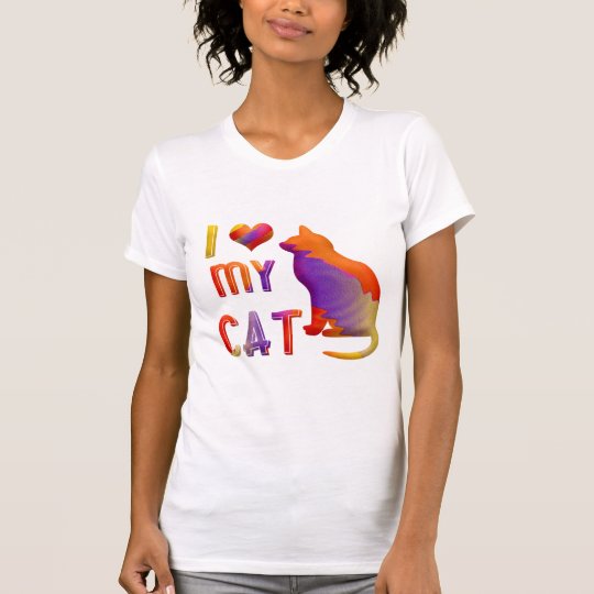 猫のtシャツが好き Tシャツ Zazzle Co Jp