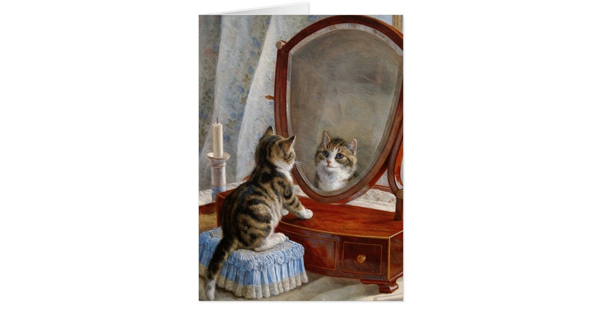 率直なpaton著絵を描くかわいい子猫猫のヴィンテージ Zazzle Co Jp