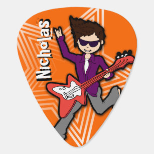 赤いギターピック Zazzle Co Jp
