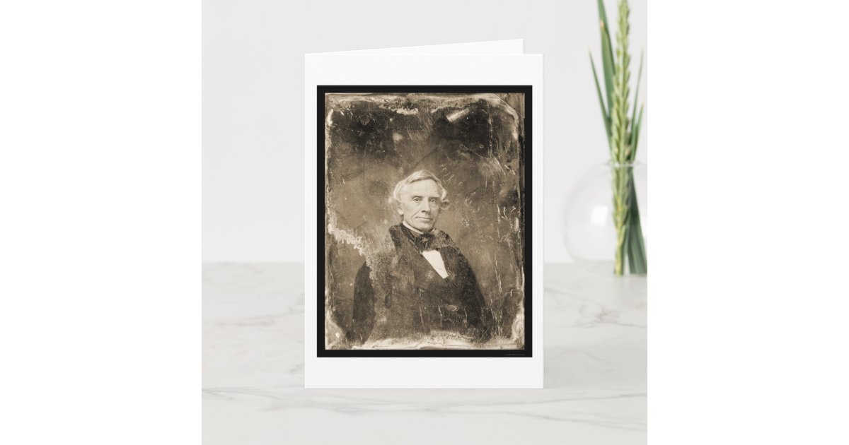 発明家のサミュエルモールスの銀板写真1854年 カード Zazzle Co Jp