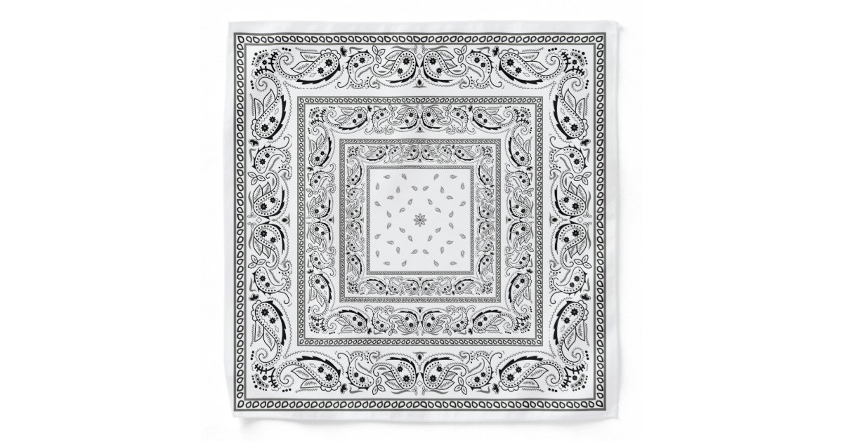 白いバンダナラマ バンダナ Zazzle Co Jp 白いバンダナラマ バンダナ Zazzle Co Jp