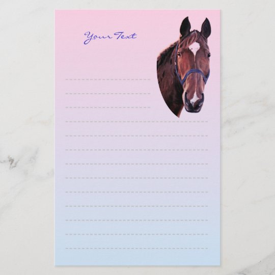白い星の筆記用紙を持つクリの馬 便箋 Zazzle Co Jp 白い星の筆記用紙を持つクリの馬 便箋 Zazzle Co Jp