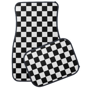 白黒 チェック 模様ホーム用品 Zazzle Co Jp