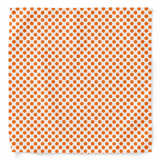 白のオレンジ水玉模様 バンダナ Zazzle Co Jp 白のオレンジ水玉模様 バンダナ Zazzle Co Jp