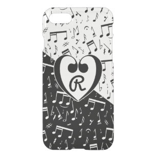 I ハート 音楽iphone 8 7ケース Zazzle Co Jp