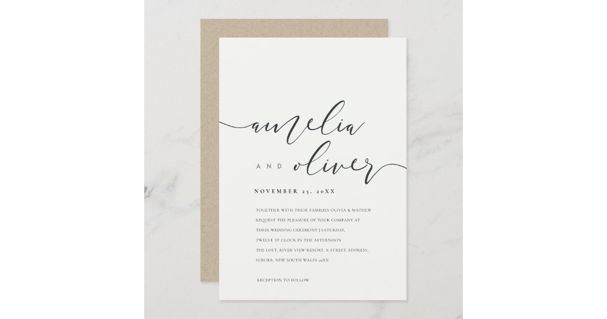 白黒書道フォント特注結婚式招待状 サンキューカード Zazzle Co Jp 白黒書道フォント特注結婚式招待状 サンキューカード Zazzle Co Jp