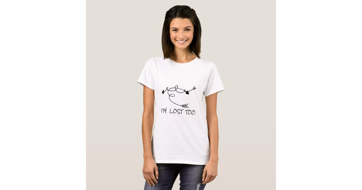 矢私は失った余りに名前入りです Tシャツ | Zazzle