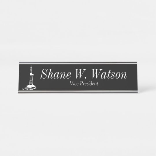 石油開発の装備のデザイン デスクネームプレート Zazzle Co Jp 石油開発の装備のデザイン デスクネームプレート Zazzle Co Jp