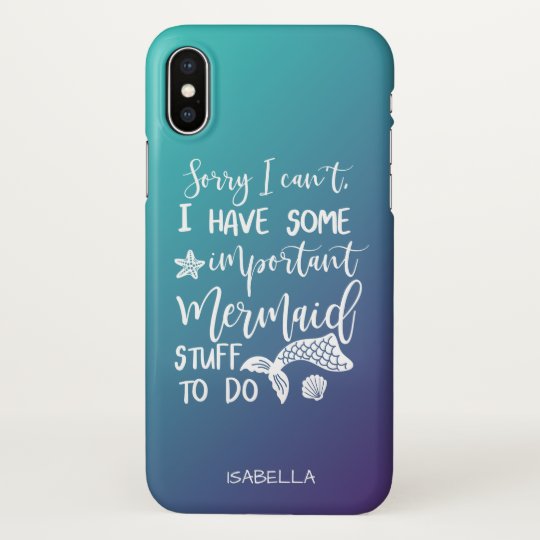 私におもしろいする重要な人魚の物があります Iphoneケース Zazzle Co Jp