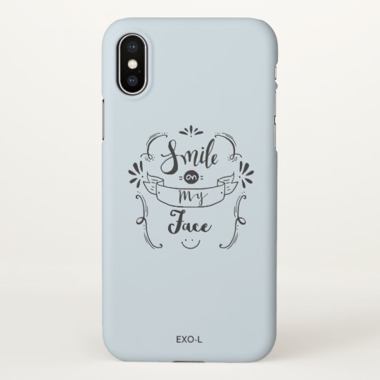 私の顔のexoのスマイル Iphoneケース Zazzle Co Jp