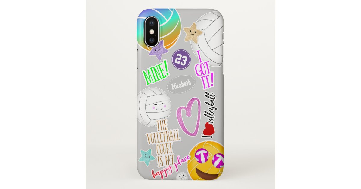 私はバレーボール絵文字のかわいいが可愛くてしとやかです Iphoneケース Zazzle Co Jp 私はバレーボール絵文字のかわいいが可愛くてしとやかです Iphoneケース Zazzle Co Jp