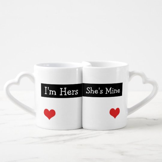 私は彼女が私の新結婚しいハート結婚だ ペアカップ Zazzle Co Jp
