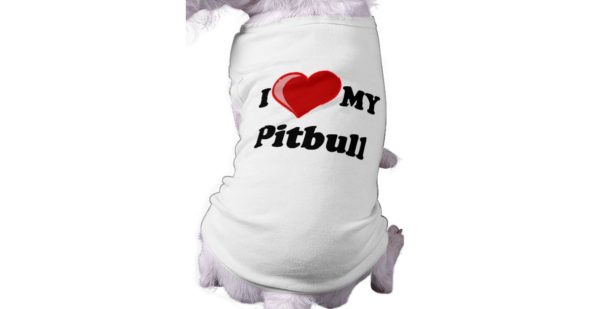 私は自分のピットブル犬が大好き ペット服 Zazzle Co Jp 私は自分のピットブル犬が大好き ペット服 Zazzle Co Jp
