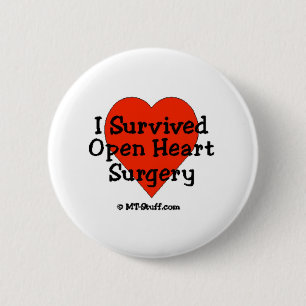 心臓 手術缶バッジ | Zazzle JP