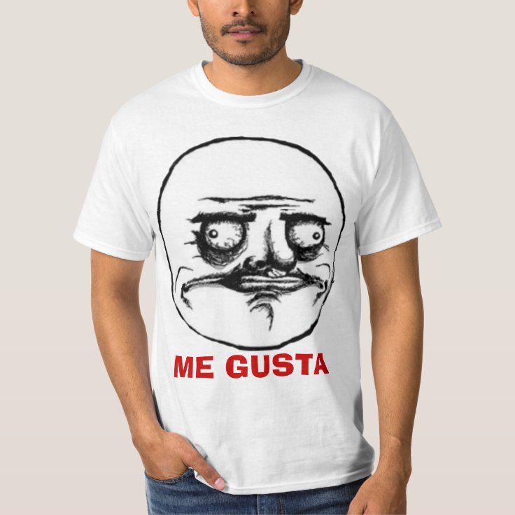 私gustaの激怒の漫画のインターネットのミームの顔のtシャツ Tシャツ Zazzle Co Jp