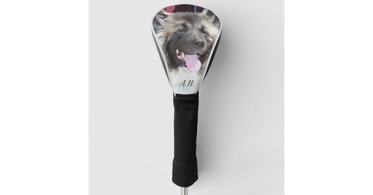 秋田犬モノグラムの ゴルフヘッドカバー Zazzle Co Jp