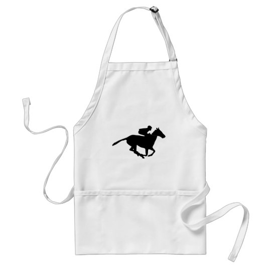 競馬絵文字 スタンダードエプロン Zazzle Co Jp