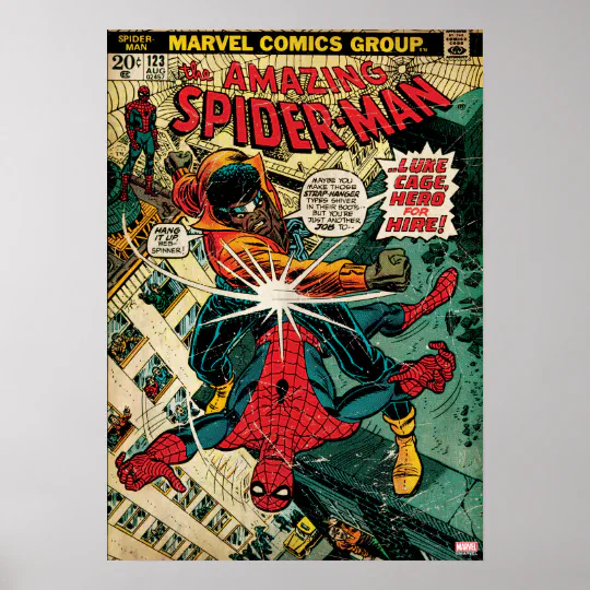 素晴らしいスパイダーマン漫画 123 ポスター Zazzle Co Jp