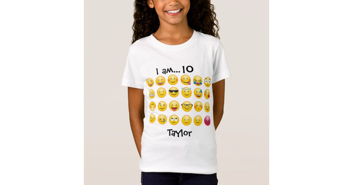 絵文字誕生日シャツ Tシャツ Zazzle Co Jp