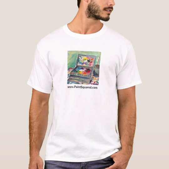 絵画のワイシャツ ペンキ箱 エリザベスfraser Tシャツ Zazzle Co Jp