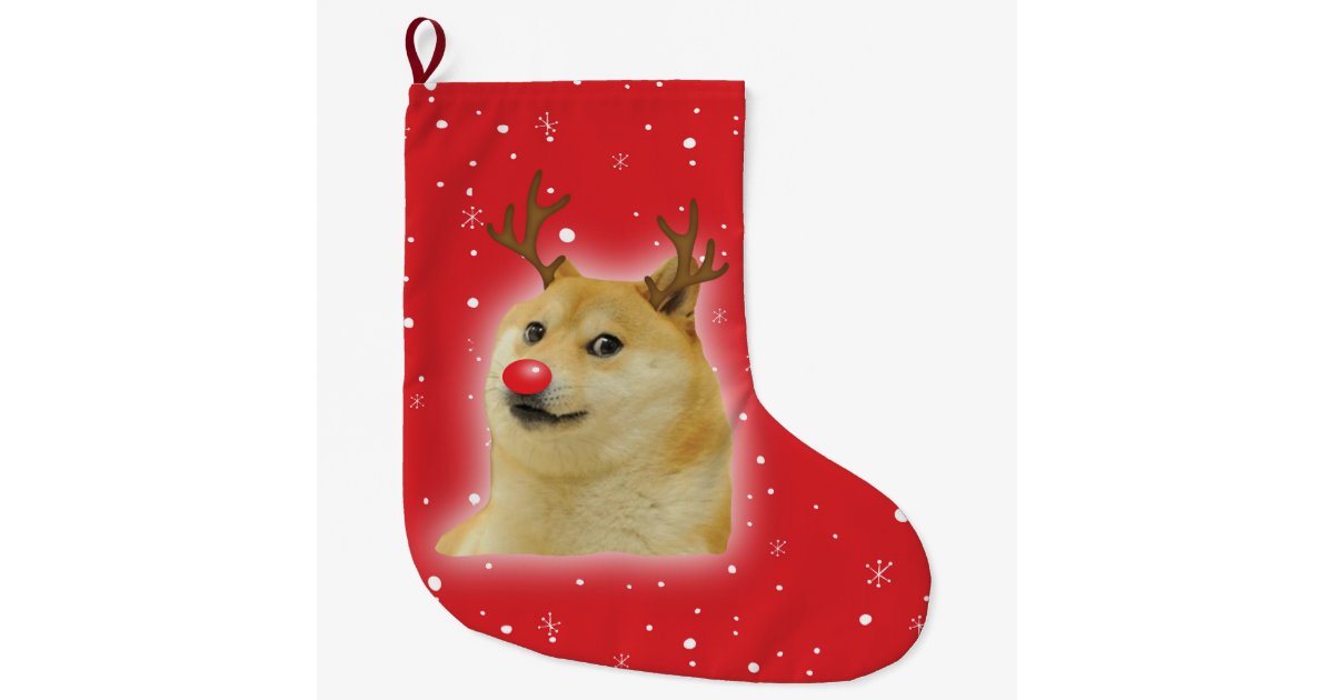 総督のdogright Doggo犬のクリスマスのミームカード赤 ラージクリスマスストッキング Zazzle Co Jp 総督のdogright Doggo犬のクリスマスのミームカード赤 ラージクリスマスストッキング Zazzle Co Jp