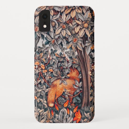 緑 森林動物赤キツネ キジ フローラ Case Mate Iphoneケース Zazzle Co Jp