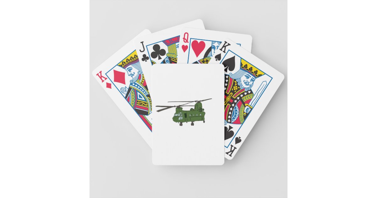 緑ch 47チヌックの軍隊のヘリコプター バイスクルトランプ Zazzle Co Jp