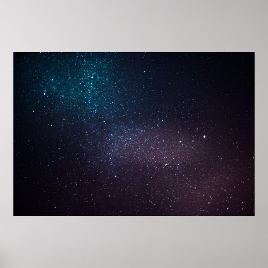 美しい星明かりの空 ポスター Zazzle Co Jp