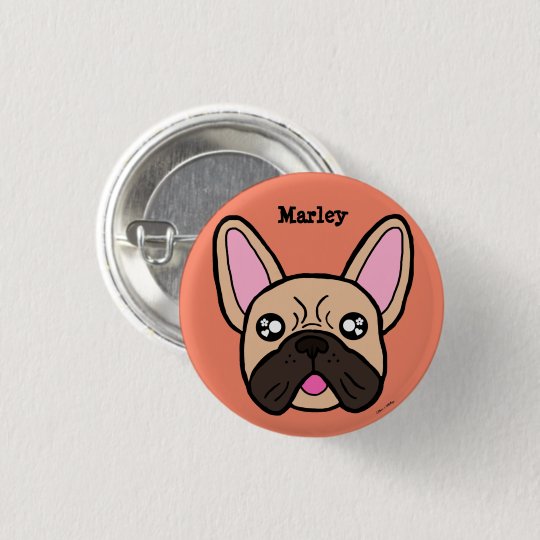 自分の犬の名前に合わせたかわいいブルドフランスのッグ 缶バッジ Zazzle Co Jp 自分の犬の名前に合わせたかわいいブルドフランスのッグ 缶バッジ Zazzle Co Jp