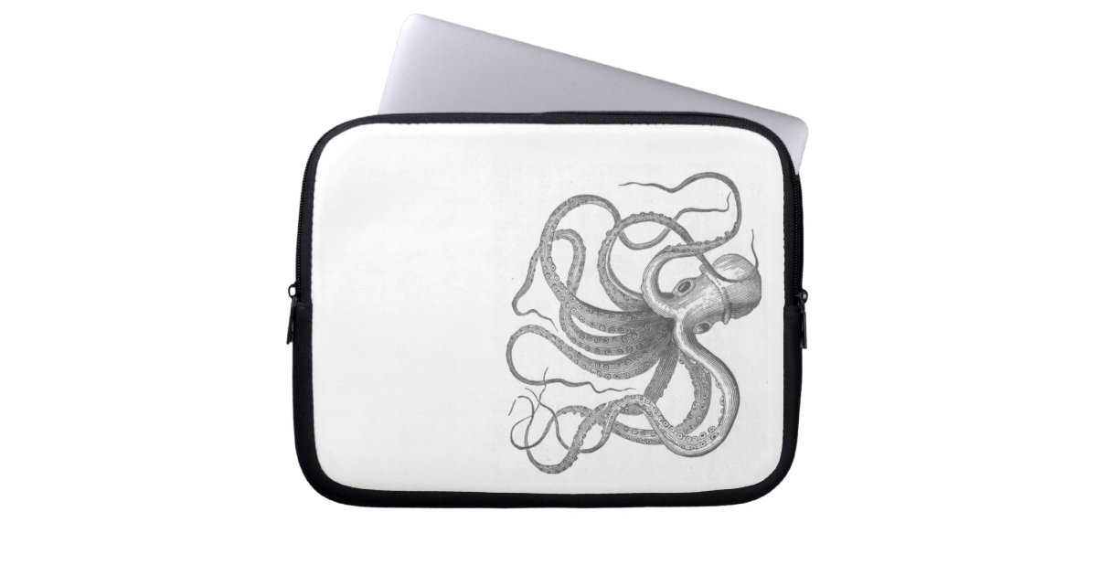 航海のなsteampunkのタコのヴィンテージはスケッチをkraken ラップトップスリーブ Zazzle Co Jp
