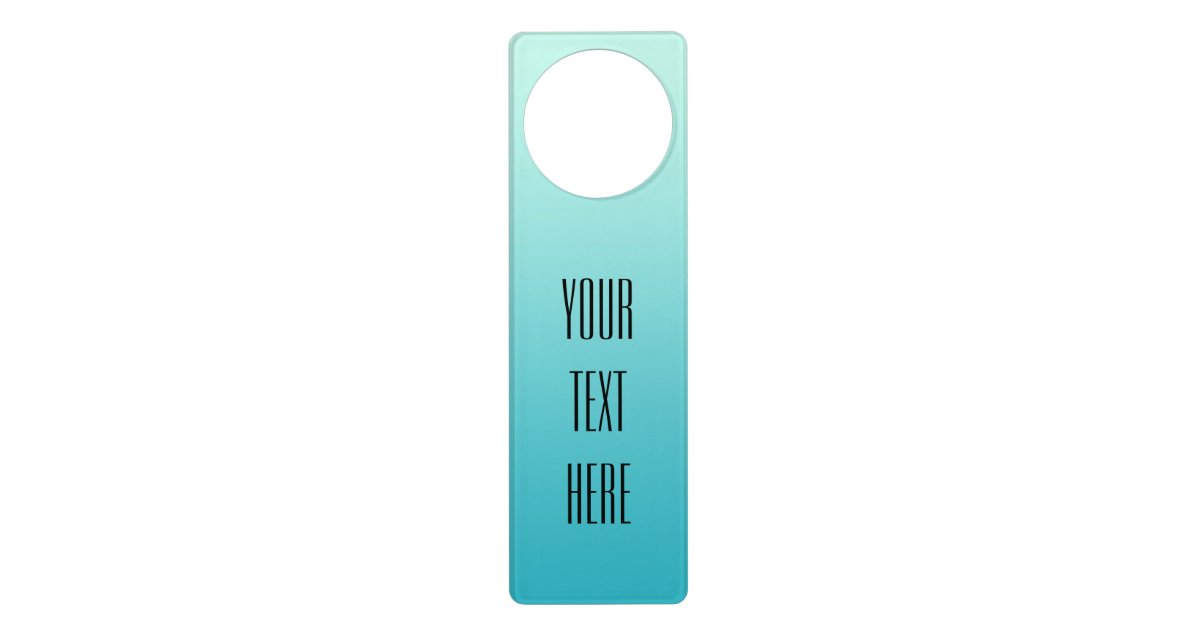 色の勾配のオーシャンブルーだけ あなたの文字 ドアノブプレート Zazzle Co Jp 色の勾配のオーシャンブルーだけ あなたの文字 ドアノブプレート Zazzle Co Jp