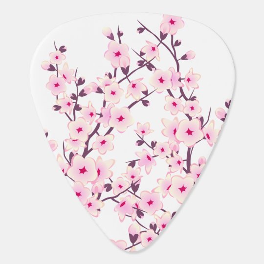 花の桜 桜 ギターピック Zazzle Co Jp