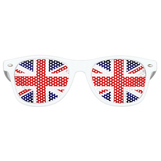 英国国旗のサングラス レトロサングラス Zazzle Co Jp