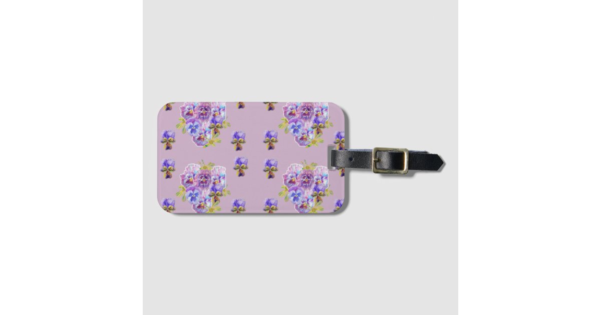 薄紫パンシーヴィオラ花柄荷札 ラゲッジタグ Zazzle Co Jp 薄紫パンシーヴィオラ花柄荷札 ラゲッジタグ Zazzle Co Jp