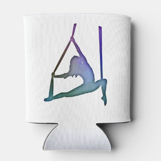 虹のフラクタルの空気のシルエットのサーカスcoozie 缶クーラー Zazzle Co Jp