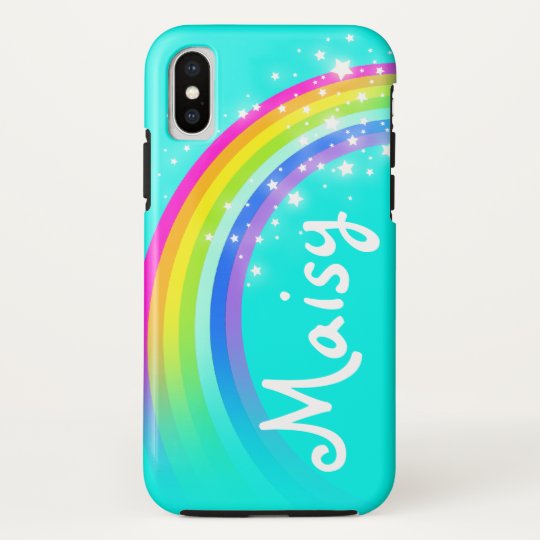 虹の水の青緑の多彩な一流のiphoneの箱 Case Mate Iphoneケース Zazzle Co Jp