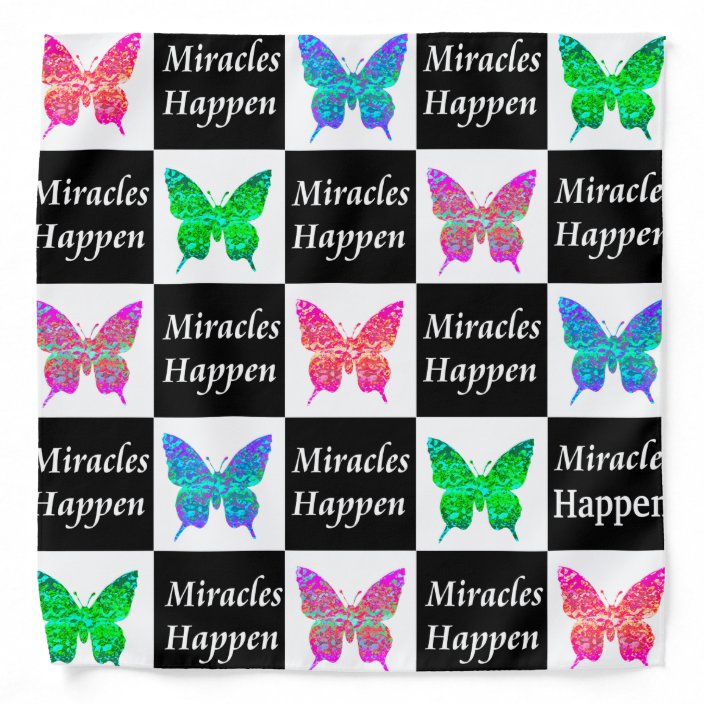 蝶の奇跡が起こるデザイン バンダナ Zazzle Co Jp