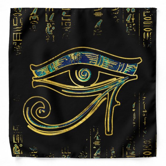 象形文字と大理石に関するホルスのエジプト人の目 バンダナ Zazzle Co Jp 象形文字と大理石に関するホルスのエジプト人の目 バンダナ Zazzle Co Jp