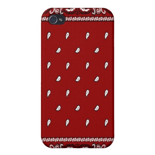 赤いバンダナ Iphoneケース Zazzle Co Jp