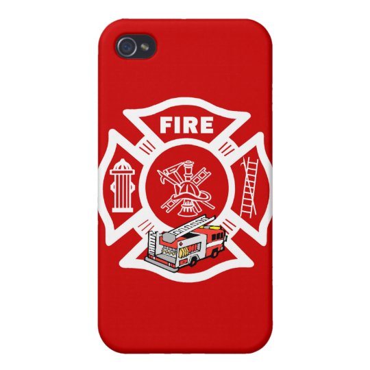 赤い普通消防車の救助 Iphoneケース Zazzle Co Jp