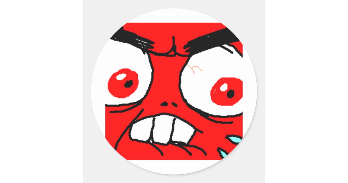 赤い激怒の顔を怒って下さい ラウンドシール Zazzle Co Jp 赤い激怒の顔を怒って下さい ラウンドシール Zazzle Co Jp