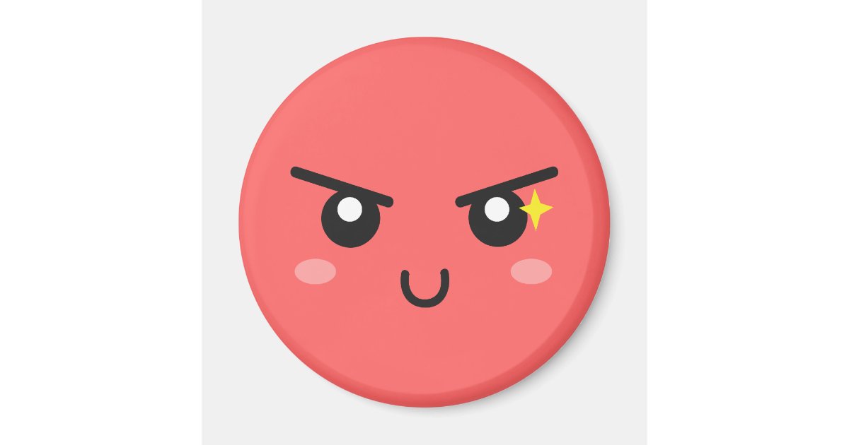 邪悪な輝きが付いている有害な顔 マグネット Zazzle Co Jp 邪悪な輝きが付いている有害な顔 マグネット Zazzle Co Jp