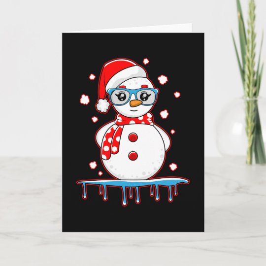 醜いクリスマスセーター雪だるまクリスマス カード Zazzle Co Jp