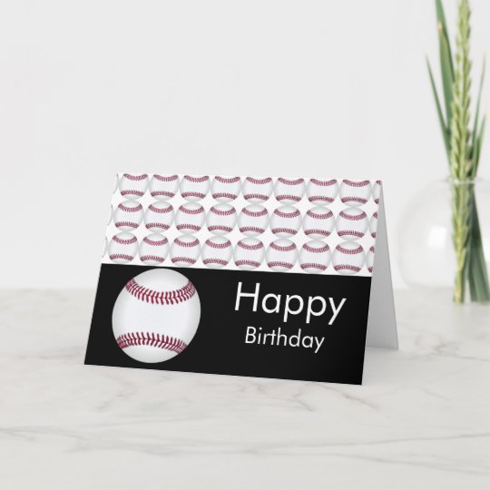 野球誕生日カード カード Zazzle Co Jp