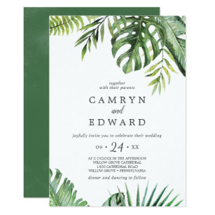 熱帯 雨林 植物招待状 案内状 インビテーションデザイン Zazzle Co Jp 熱帯 雨林 植物招待状 案内状 インビテーションデザイン Zazzle Co Jp