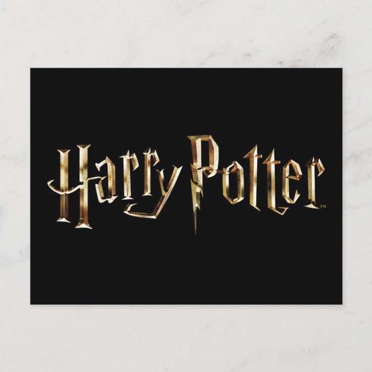 金ゴールドharry Potterのロゴ インビテーションポストカード Zazzle Co Jp 金ゴールドharry Potterのロゴ インビテーションポストカード Zazzle Co Jp