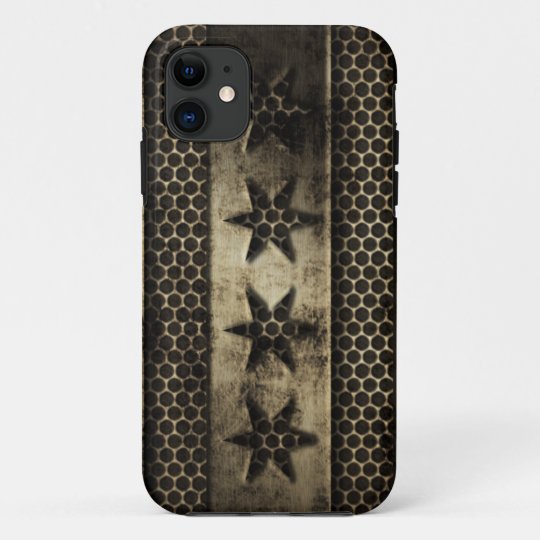 金属のシカゴの汚い旗 Case Mate Iphoneケース Zazzle Co Jp